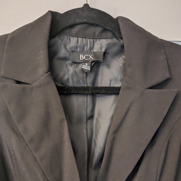 BCX Chic Black Blazer Jacket Women's Sz. SMALL - Picture 2 of 8